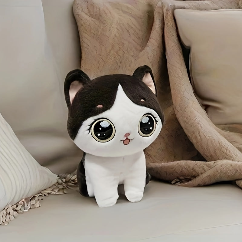 cute kitten plush dolls, big-eyed plush dolls, the best companions for children, Halloween, Thanksgiving gifts.