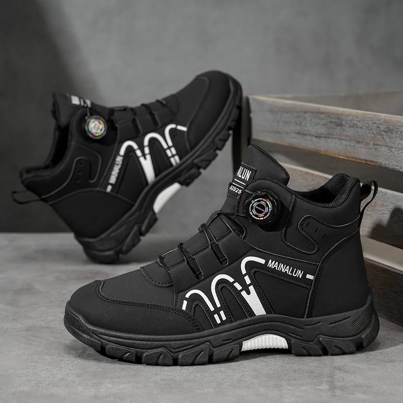 Men's Casual Chukka Boots for Hiking and Outdoor Use