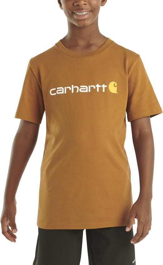 Carhartt Boys' Durable Cotton Logo T-Shirt