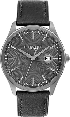 Men's Oliver Quartz Watch 41mm with Leather Strap