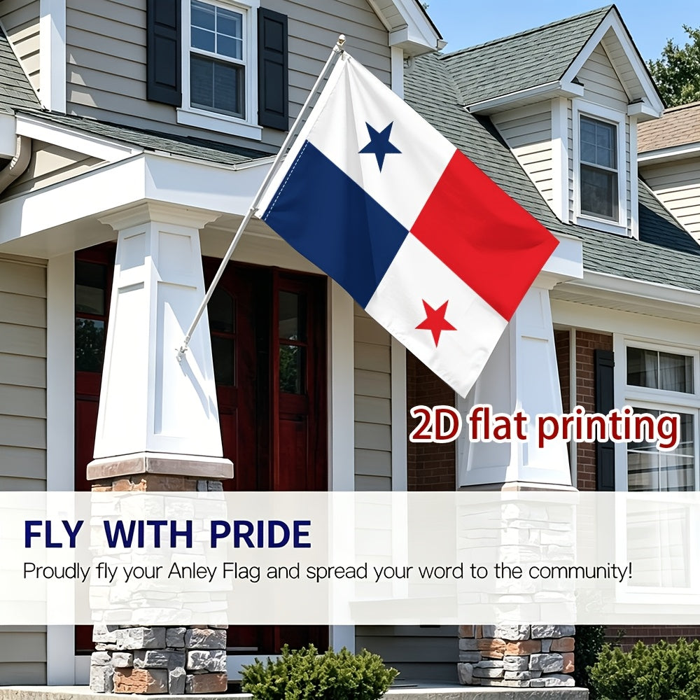Panama Flag Cheer Banner Single-Sided Polyester Flag