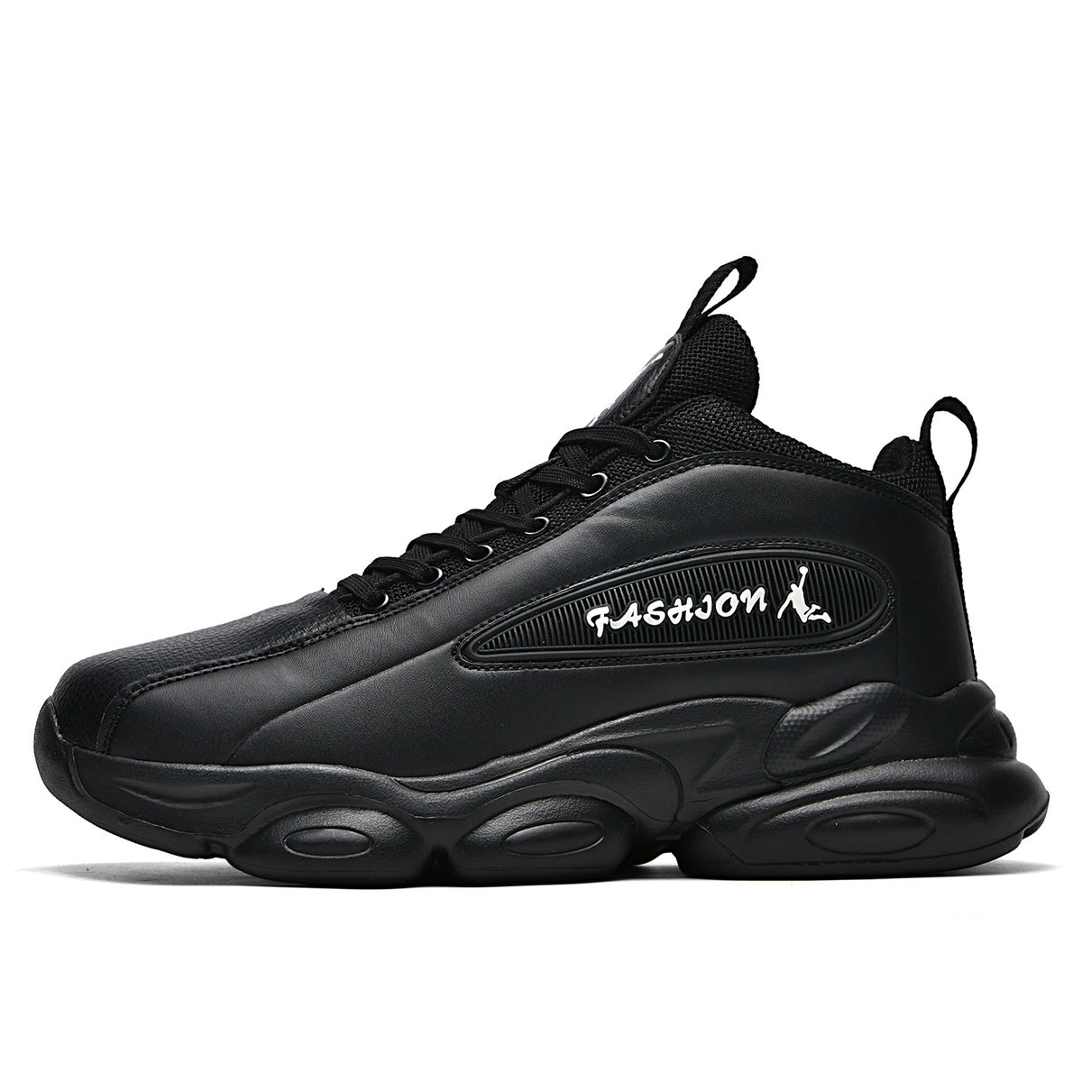 Men's Lightweight Three-Color High-Top Basketball Sneakers