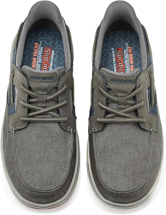 Skechers Mens Troutt Davey Vegan Slip-On Sneakers