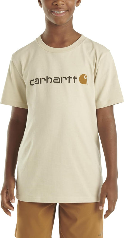 Carhartt Boys' Durable Cotton Logo T-Shirt