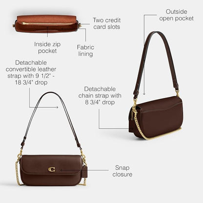 Coach Brook Women's Chain Flap Crossbody Bag