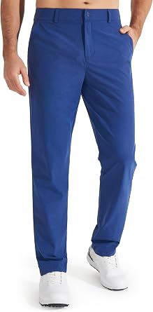 Men's Stretch Golf Pants Lightweight Casual Work Trousers