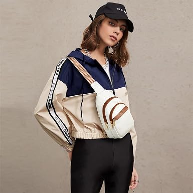 Women's Leather Sling Crossbody Bag - Travel Fanny Pack