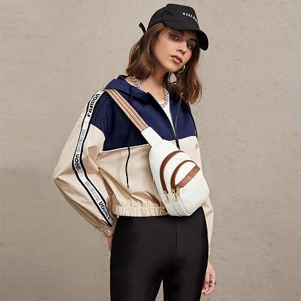 Women's Leather Sling Crossbody Bag - Travel Fanny Pack