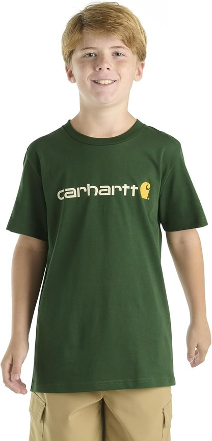 Carhartt Boys' Durable Cotton Logo T-Shirt