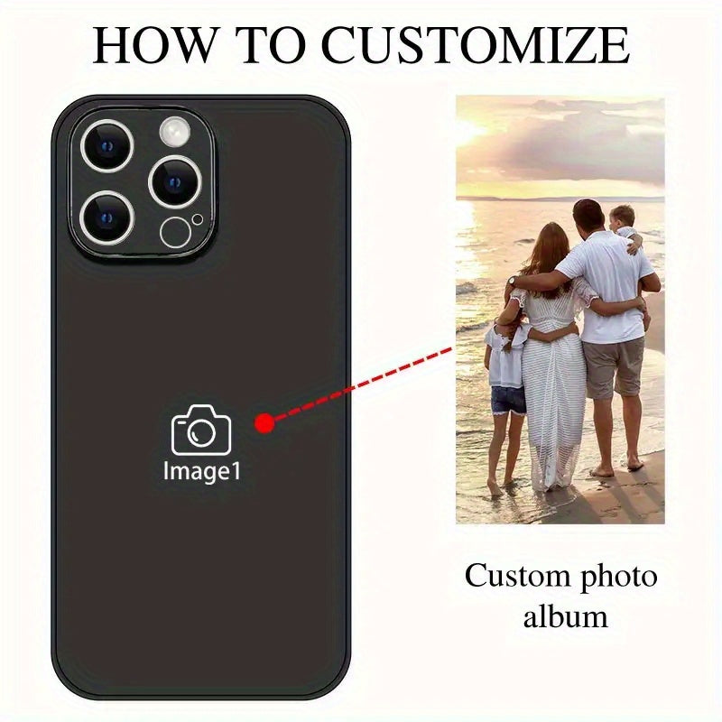 Custom Matte TPU Phone Case for iPhone 11-18, Shockproof & Durable
