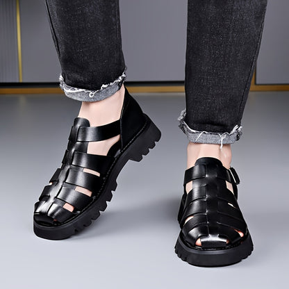 Men's Lightweight Breathable Summer Sandals with Thick Sole