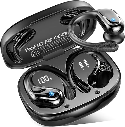 Wireless Sport Earbuds Bluetooth 5.4 with 75H Playtime