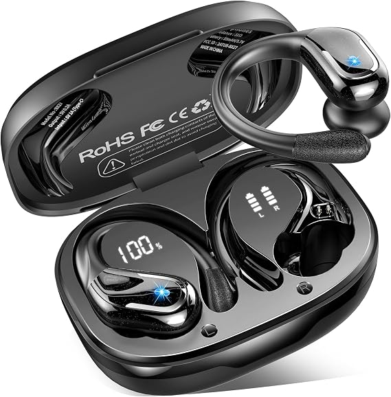 Wireless Sport Earbuds Bluetooth 5.4 with 75H Playtime