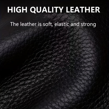 Men'S Faux Leather Bi-Fold Wallet | Large Capacity With Multiple Card Slots For Id, Credit Cards, And Cash | Ideal For Christmas, Anniversary, Birthday, Valentine'S Day Gifts | Thin, Exquisitely Crafted, Business Essential