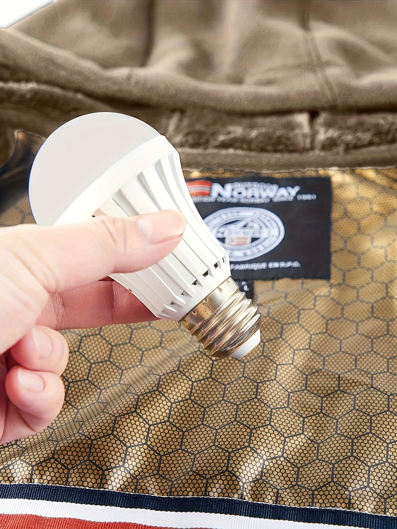 Men's Warm Stand Collar Cardigan Jacket, Honeycomb Heat-Retaining Graphite Lining, Thermal Insulation, Warmer Upper Body, Quality Men's Wear, Warm Lining, Carbon Fiber Technology - Full-Zip Winter Coat, Full-Length Zipper, Ma