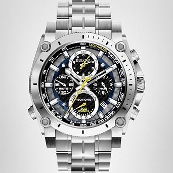 Bulova Men's Icon Quartz Chronograph Watch with Curved Crystal