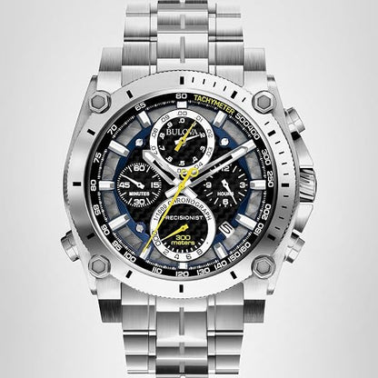 Bulova Men's Icon Quartz Chronograph Watch with Curved Crystal