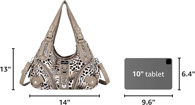 Angelkiss Large Women's Hobo Satchel Shoulder Bag