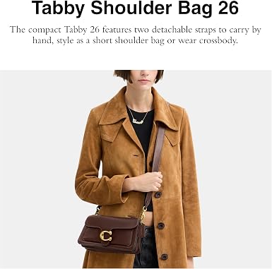 Coach Women’s Soft Tabby Leather Shoulder Bag