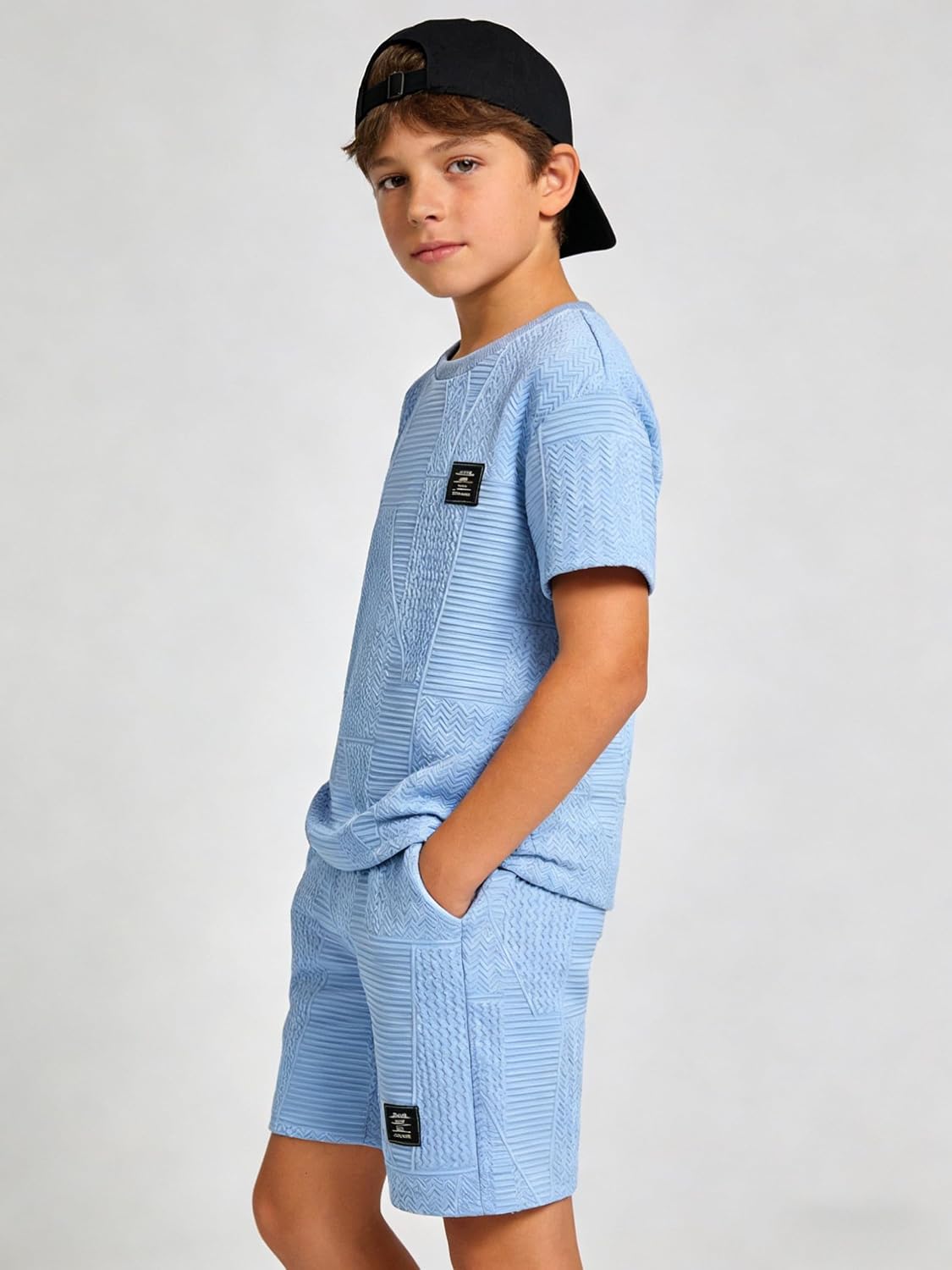 Boys Summer Short Sleeve Top & Shorts Set Ages 6-12