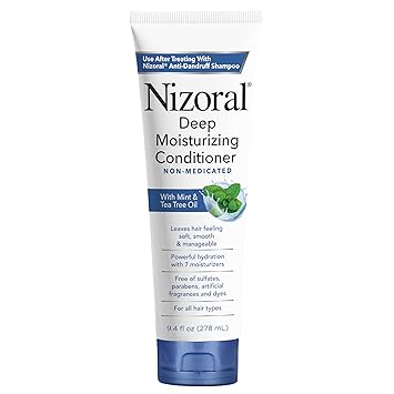 Nizoral Deep Moisturizing Anti-Dandruff Conditioner with Mint & Tea Tr - ayq