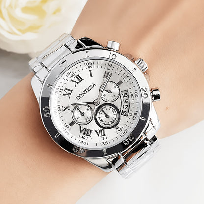Luxury Women’s Quartz Watch Stainless Steel Elegant Bracelet