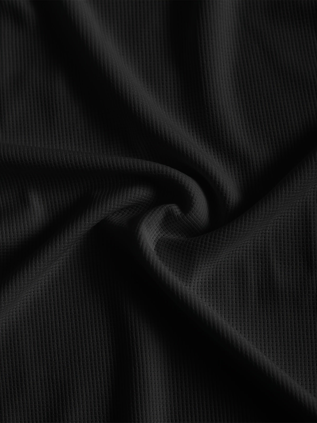 Men'S Long-Sleeve T-Shirt in a Heavy Waffle Knit for Autumn, Perfect for Casual Wear