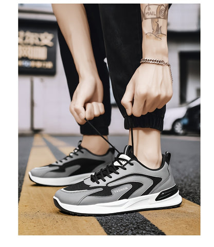 New Thick-soled Men's Sports Shoes, Versatile and Trendy, Forrest Gump Shoes, Dad Shoes - ayq