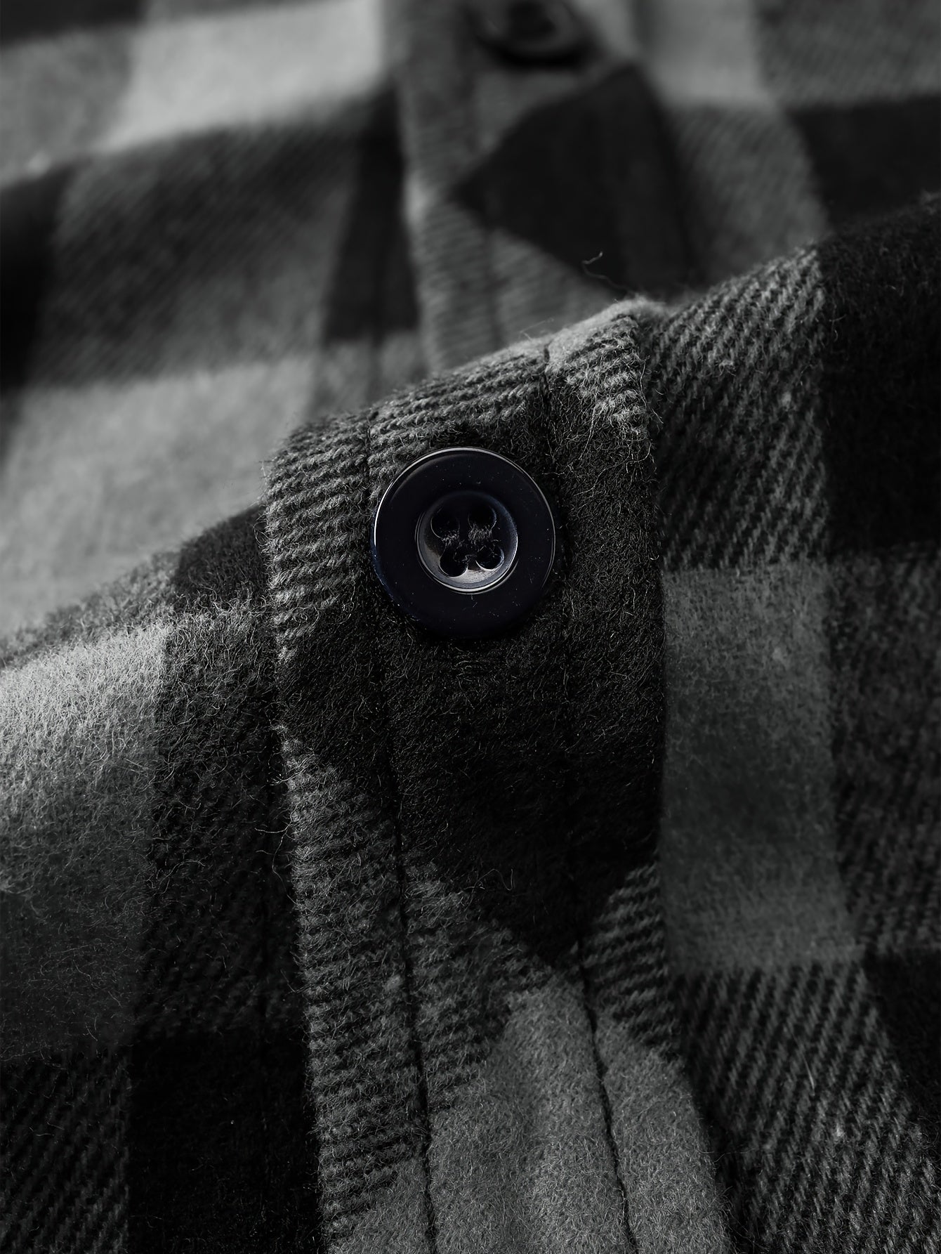 Plaid Shirt Coat For Men Long Sleeve Casual Regular Fit Button Up Hooded Shirts Jacket