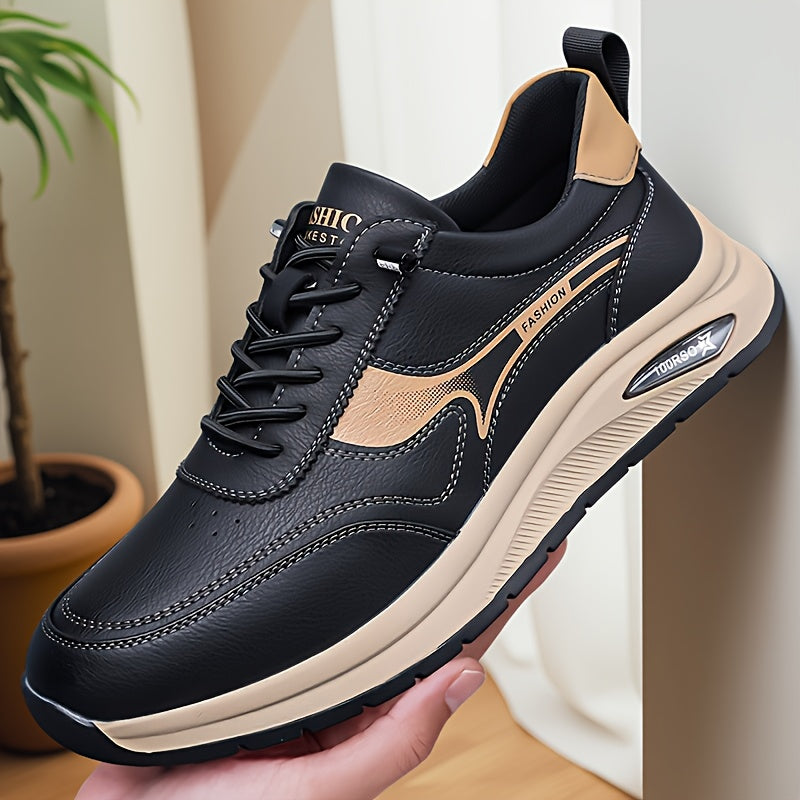 Men's Business Casual Oxford Shoes, Lace-Up, All-Season Comfort