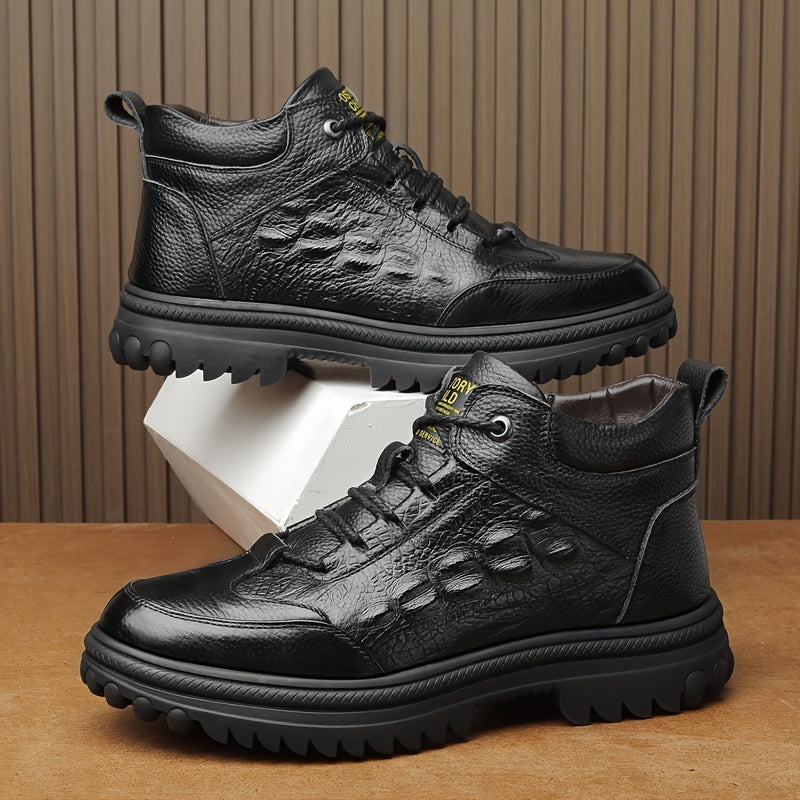 Genuine Leather High-End Plush Comfortable Warm Snow Boots