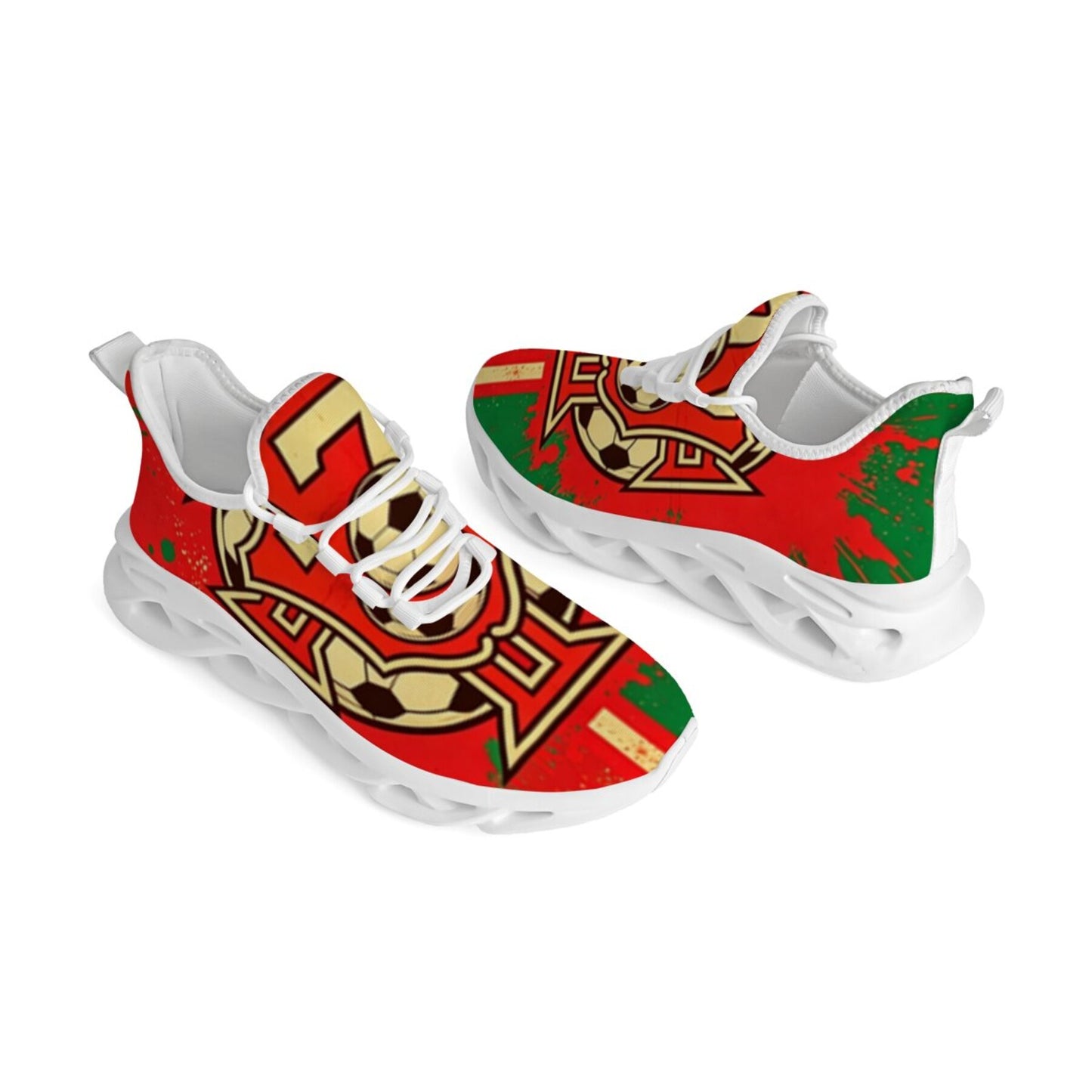 Portugal Team Casual Unisex Shoes with Comfortable EVA Sole