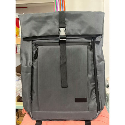 Casual Roll-Top Oxford Backpack for Men, College & Commuting