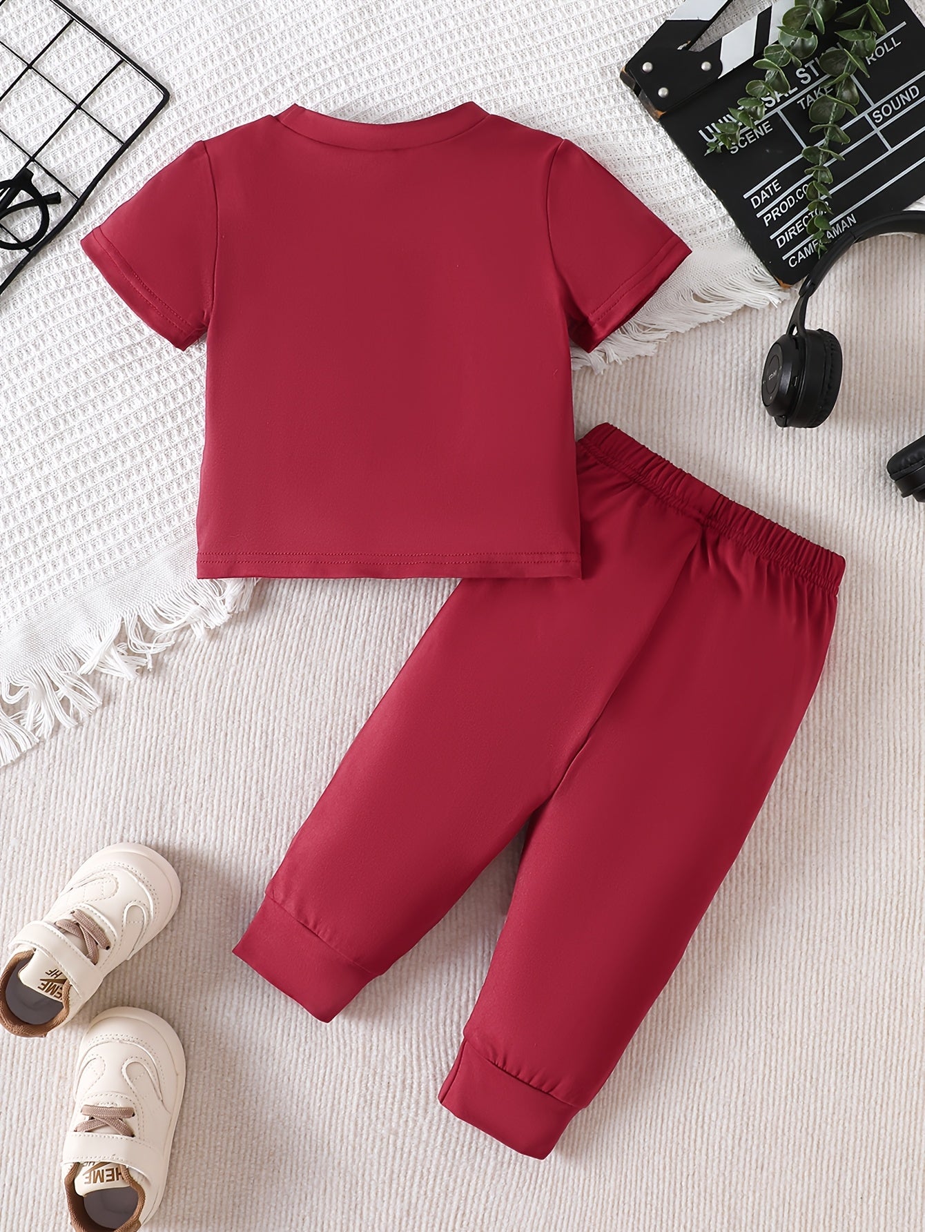 Baby Boy Spring Summer Casual T-Shirt & Pants Set
