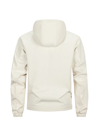 Spring and Autumn Men'S Sports and Leisure Hooded Jacket