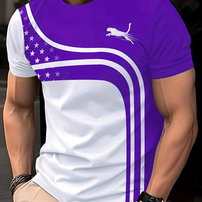 Men's Fashion Casual Round Neck T-shirt
