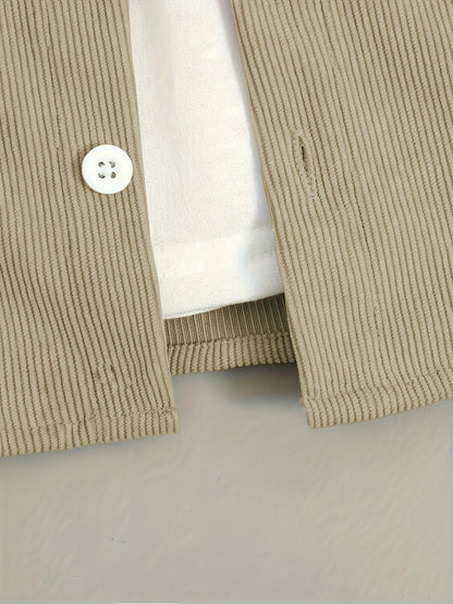 Boys' Cotton Blend Shirt and Jeans Set for Fall/Winter - ayq