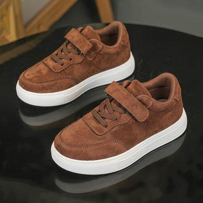 Unisex Kids Low-Top Sneakers with Non-Slip Soft EVA Sole