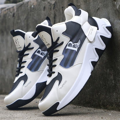 Breathable Men's Running Shoes with Anti-Slip EVA Sole, Lightweight Low-Top Sneakers for Casual Wear and Light Exercise, White with Orange Accents, Comfortable Fabric Upper and Durable PVC Insole, Versatile Sneakers   Stylish