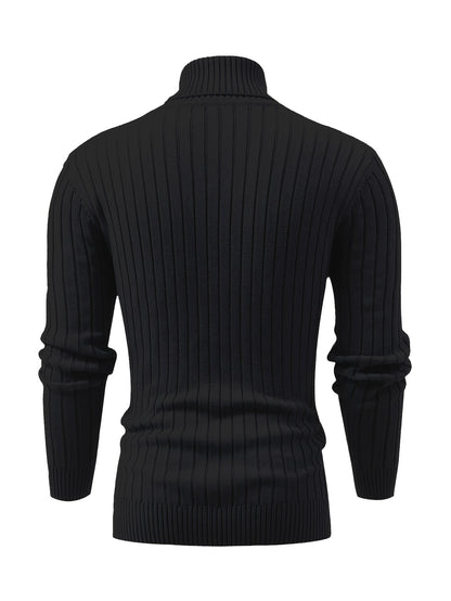 New Fashion Men'S Pullover with Color-Blocked Knitted Long Sleeves from Tie Mu Zhen OBM.