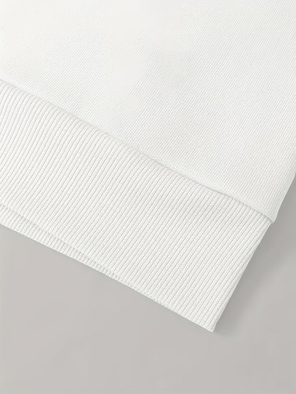 1pc Couple Matching Snowman Christmas Tree Print Oversized Hooded Sweatshirt, New Arrival Valentine'S Day Outfit, Casual Elegant Stretchy Fiber Fabric, Fleece Lined Soft Warm Long Sleeve Top For Sports, Travel & All-season We