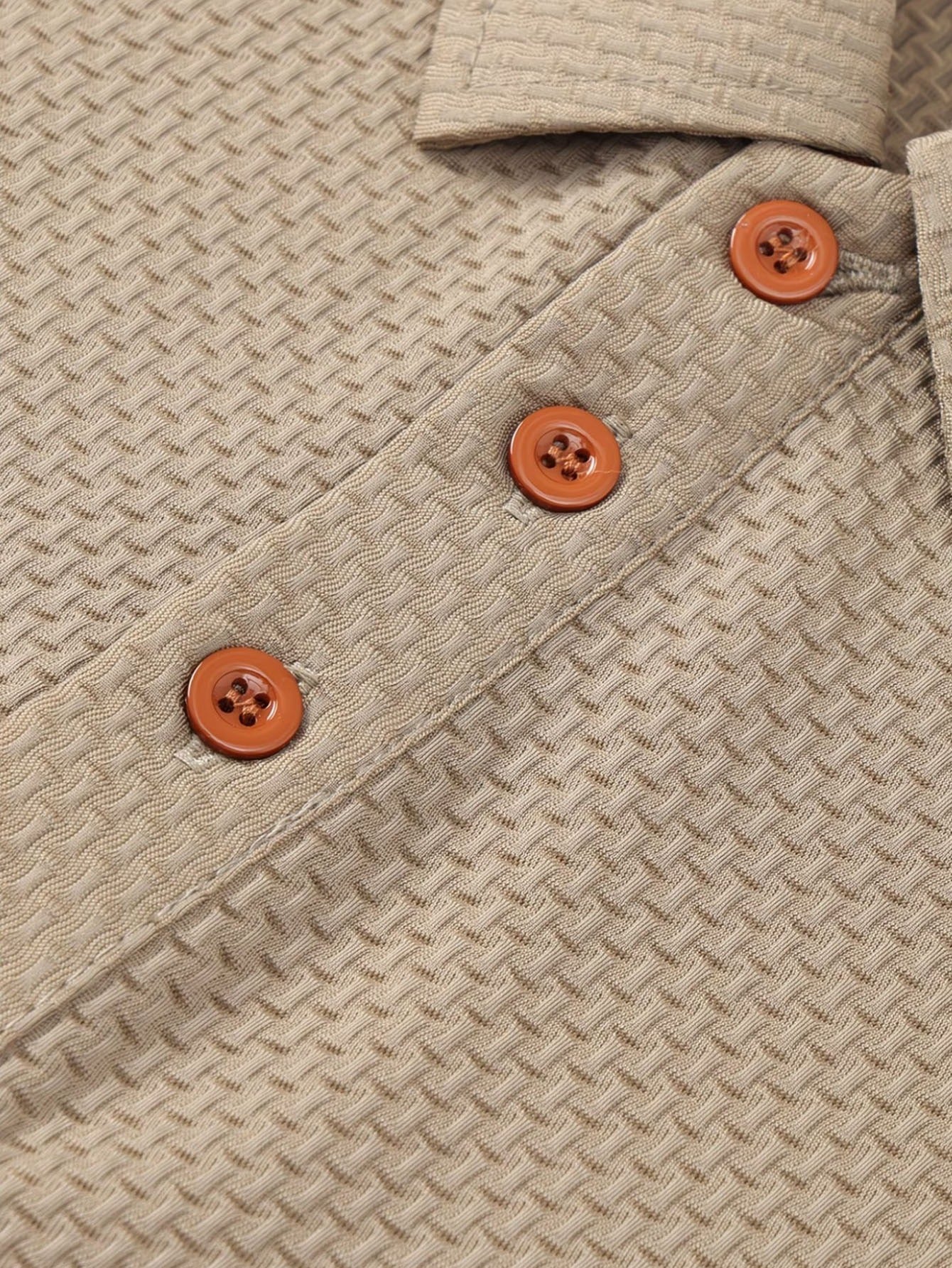 Youth Polo Shirt for Teens - Sporty Geometric Print, Summer Breathable