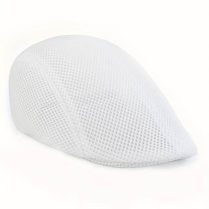 Men's Lightweight Breathable Mesh Beret Cap - Casual Summer Hat
