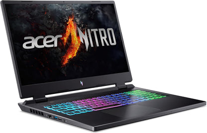 Acer Nitro 17 Gaming Laptop | Intel Core I7-14650Hx | NVIDIA Geforce RTX 4060 Laptop GPU | 17.3" FHD IPS 165Hz G-SYNC Display | 16GB DDR5 | 1TB Gen 4 SSD | Killer Wi-Fi 6E | AN17-72-734A