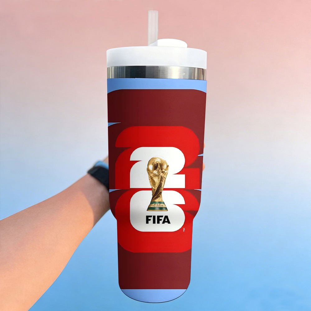 2026 FIFA World Cup Stainless Steel Insulated Travel Tumbler
