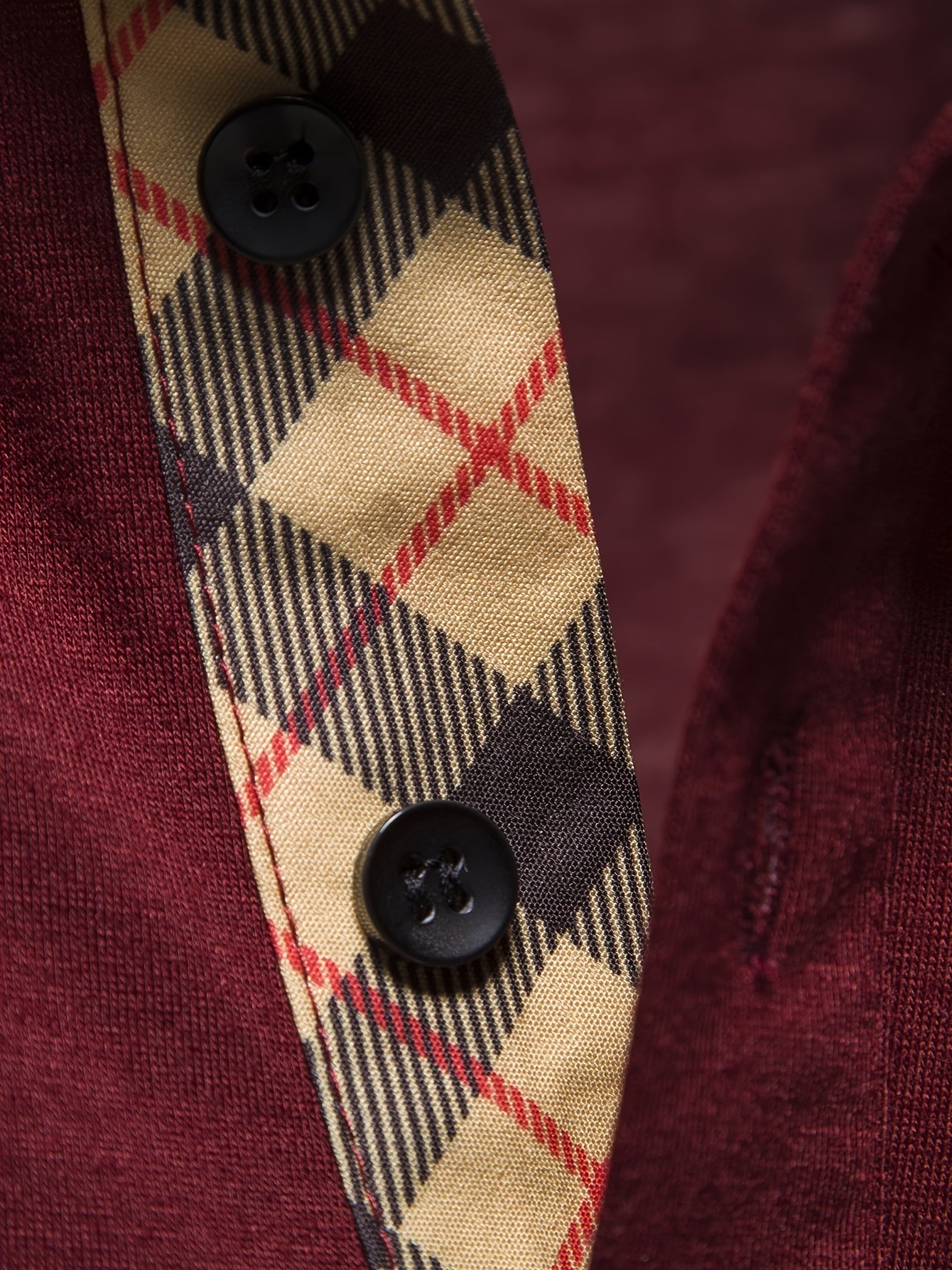 Middle Eastern Plaid Polo Shirts for Western Men - ayq
