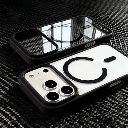 Clear Magnetic Wireless Charging Phone Case for iPhone 18 Pro Max