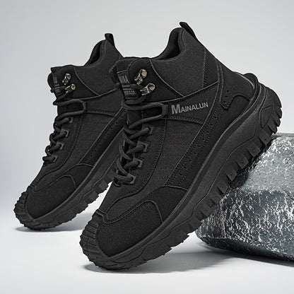 Men's Outdoor Hiking Boots with Comfortable Fabric Lining