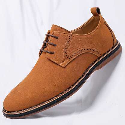 Men's Lace-Up Oxford Shoes, Casual Business, All-Season Comfort