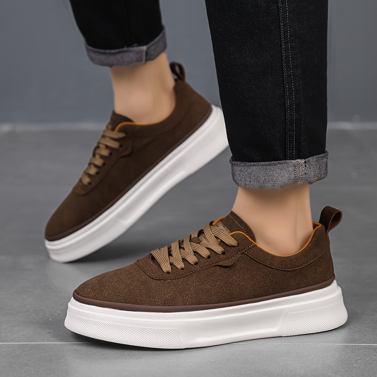 Men's Lightweight Casual Sneakers with EVA Sole, All-Season